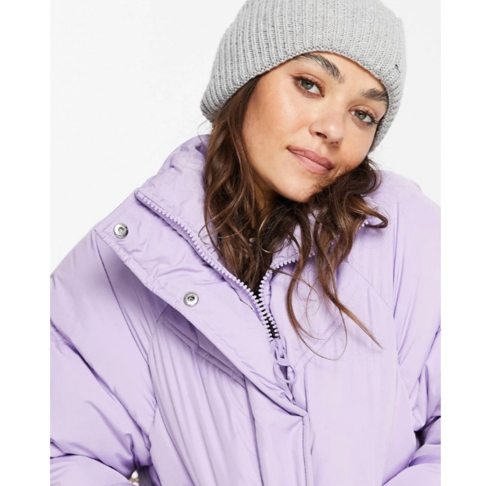 Padded Puffer Jacket In Iliac Gem